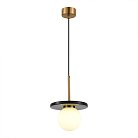 Светильник подвесной Латунь/Латунь, Черный G9 1*5W 4000K ST-Luce SL1191.343.01 NEBULA