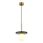 Светильник подвесной Латунь/Латунь, Черный G9 1*5W 4000K ST-Luce SL1191.343.01 NEBULA