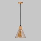 Подвесной светильник Imex MD.5870-1-P-WOOD+BK
