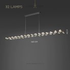 Реечный, рядный светильник GLORIOLE LINE 32 LED Lampatron gloriole-line-32 9128-26002