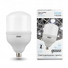 Лампа Gauss 63235 E27 50W 6500K матовая