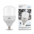 Лампа Gauss 63235 E27 50W 6500K матовая