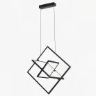 Подвесная светодиодная люстра Чёрная Citilux CL719241 Cube