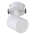 Встраиваемый поворотный светильник Crystal Lux CLT 017C WH 1400/179