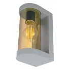 Светильник садово-парковый DH1901, на стену, E27 230V, серый/янтарный Feron 52189 Бостон