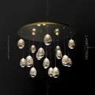 Готовая комбинация светильников LENITA MORE 17 ламп. Цвет Золото Lampatron lenita-more-17-gold 3735-9265