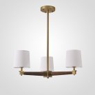 Люстра Jorgenson D70 White/Dark Wood By Imperiumloft 203579-26