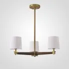 Люстра Jorgenson D70 White/Dark Wood By Imperiumloft 203579-26