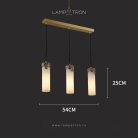 Подвесной светильник BARGO 3 плафона на планке Lampatron 8930-25269
