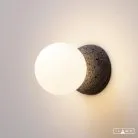 Настенный светильник iLamp 10695W/1-D100 BK-WH FOXTROT