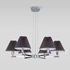 Подвесная люстра Eurosvet 60136/6 хром/графит Peony a059041