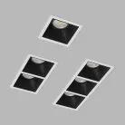 Встраиваемый светильник под сменную лампу Ledron RISE KIT2 White-Black