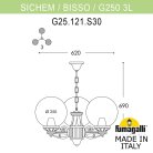 Подвесной уличный светильник FUMAGALLI SICHEM/G250 3L. G25.120.S30.VYF1R Sichem/Bisso/G250 3L