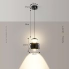 Подвесной светильник SYRUS EXTRA Цвет жемчужно-черный. Стандарт Lampatron syrus-extra-black 8595-23943