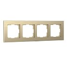 Рамка на 4 поста Werkel W0041711 (шампань) Aluminium a052315