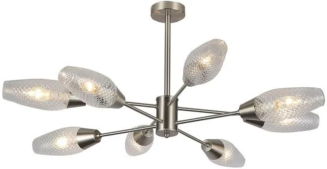 Потолочная люстра Escada 10165/8PL Nickel Desire Потолочная люстра Escada 10165/8PL Nickel Desire