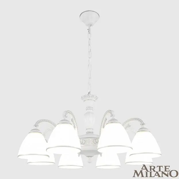 Люстра подвесная Arte Milano 340837/8 WT+SL AM340837 Люстра подвесная Arte Milano 340837/8 WT+SL AM340837