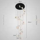 Подвесной светильник AUBREY 25 светильников Lampatron f-aubrey-25 8584-23904