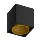 Накладной светильник под сменную лампу Ledron KEA ED GU10  Black-Gold