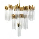 Подвесная люстра Contemporary chandelier crystal brass ImperiumLoft 73551-22 40.1888