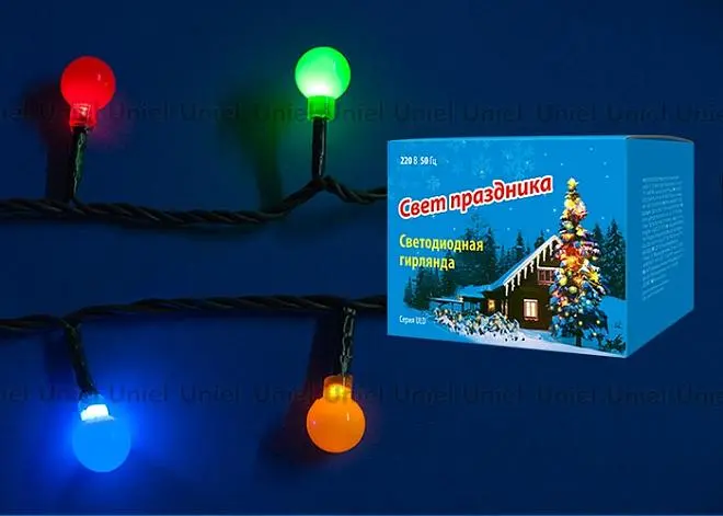 Гирлянда Uniel ULD-S0280-020/DGA MULTI IP20 COLORBALLS Гирлянда Uniel ULD-S0280-020/DGA MULTI IP20 COLORBALLS