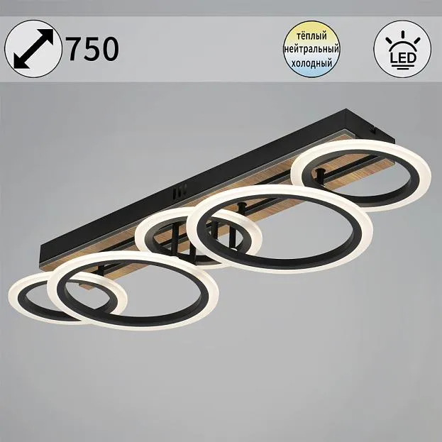 Потолочная люстра Reluce 00330-0.3-3+2