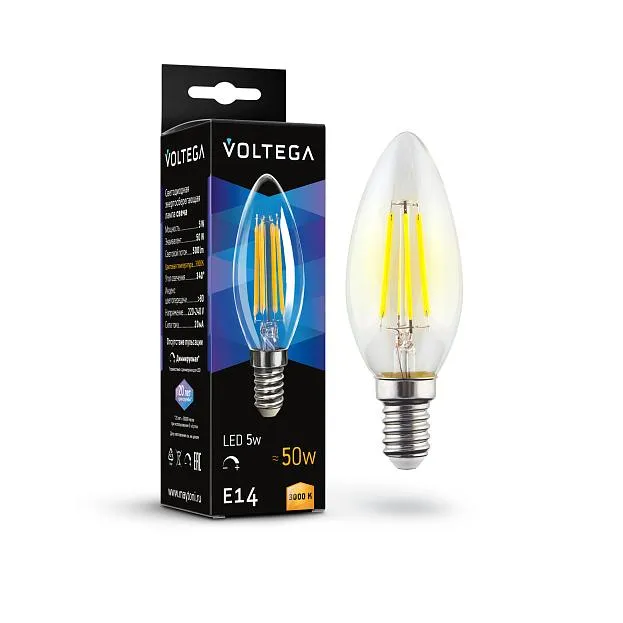 Лампа Voltega 7200 Candle dim 5W