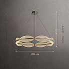 Кольцевые люстры и светильники ELIS Размер L Lampatron 8283-23124