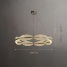 Кольцевые люстры и светильники ELIS Размер L Lampatron 8283-23124