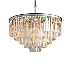 Люстра  Delight Collection 10A chrome/clear 1920s Odeon
