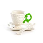 Кофейная пара Seletti 09859 VER I-Coffee Green I-Wares