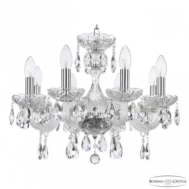 Люстра хрустальная Bohemia Ivele Crystal 117/8/165 Ni Люстра хрустальная Bohemia Ivele Crystal 117/8/165 Ni