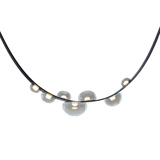 Подвесной светильник Delight Collection 8300P black/smoky Dew Drops Подвесной светильник Delight Collection 8300P black/smoky Dew Drops