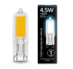 Лампа Gauss 107807204 G4 4.5W 4100K колба прозрачная
