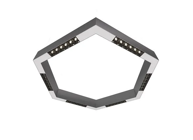 Накладной светодиодный светильник 0,7м 36Вт 34° Donolux dl18515с111а36.34.700bw Eye-hex Накладной светодиодный светильник 0,7м 36Вт 34° Donolux dl18515с111а36.34.700bw Eye-hex