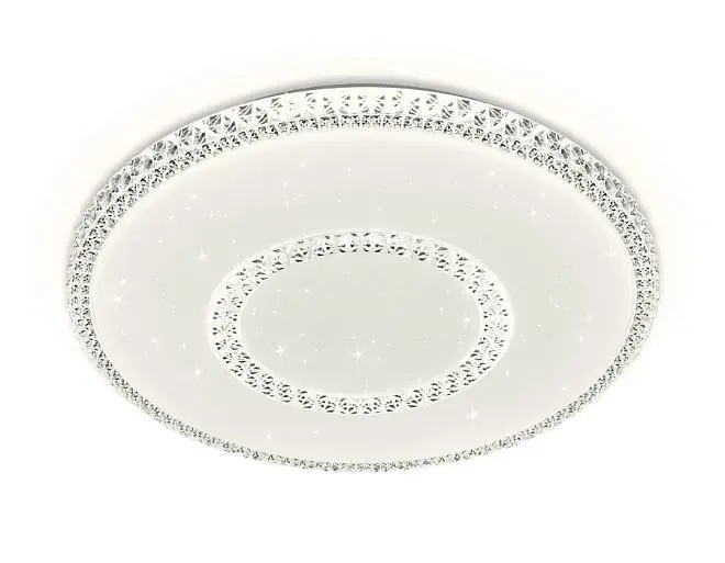 Потолочный светодиодный светильник с пультом Ambrella light FF99 Crystal Потолочный светодиодный светильник с пультом Ambrella light FF99 Crystal