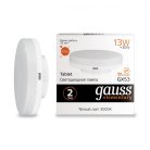 Лампа Gauss 83813 GX53 13W 3000K матовая Elementary