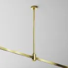 Крепление потолочное Medium 360мм с вводом питания латунь Technical Maytoni TRA158C-BL1-BS Flarity