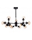 Подвесная люстра Lumina Deco Zodiak W12 LDP 160-12 BK