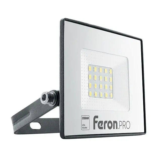 Прожектор Feron 41538 PRO LL-1000 20W 6400K Прожектор Feron 41538 PRO LL-1000 20W 6400K