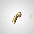 Точечные настенные LED бра LEFFE B WALL Цвет Латунь Lampatron f-leffe-b-wall-brass 7434-20558