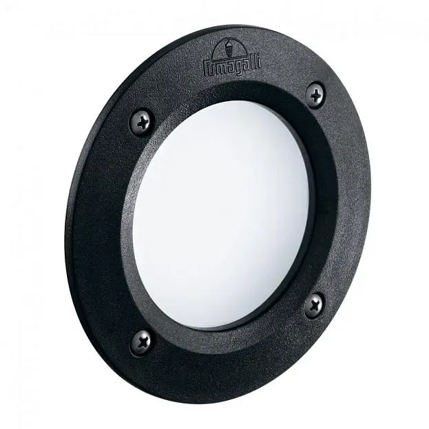 Уличный светодиодный светильник Ideal Lux 096551 LETI FI1 ROUND NERO Уличный светодиодный светильник Ideal Lux 096551 LETI FI1 ROUND NERO