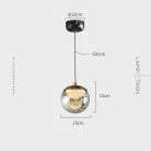 Подвесной светильник MAYER ORB 1 подвес Lampatron f-mayer-orb-1 8382-22939