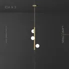 Подвесной светильник JULIET 3 лампы Lampatron juliet-3 6644-18169