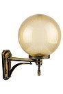 Настенный фонарь уличный Oasis Light 88201PG 09 Gb Globo Prism gold
