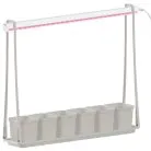 Настольная лампа для растений Uniel ULT-P56-10W/SPSB IP20 MARBLE ECONOM