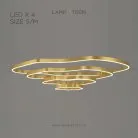 Кольцевые люстры и светильники ANDANTE Четыре кольца. Размер S Lampatron 5107-13071