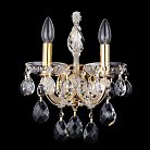 Бра Crystal Lux ISABEL AP2 GOLD/TRANSPARENT 2080/402