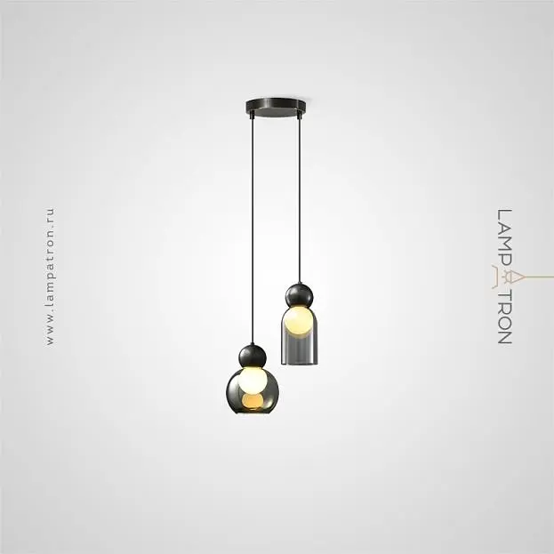 Готовая комбинация светильников FANUEL DUO Цвет Черный Lampatron 7337-20213 Готовая комбинация светильников FANUEL DUO Цвет Черный Lampatron 7337-20213