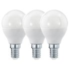Комплект из 3 шт. светодиодных ламп Eglo 12886 P35, 6W(E14), 3000K LM_LED_E14